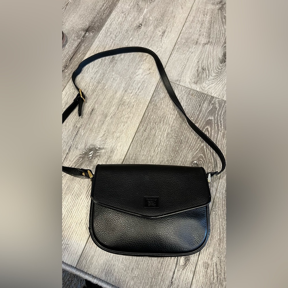Preloved black Burberry crossbody bag